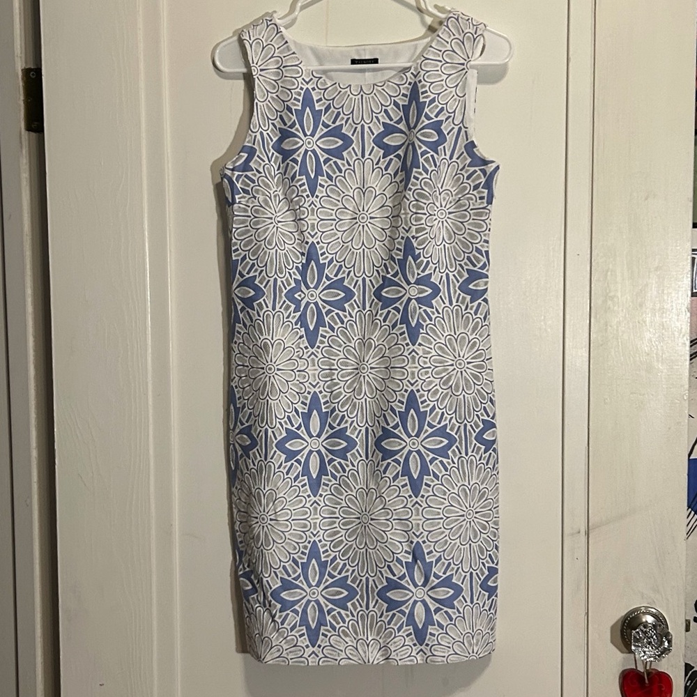 Talbots Woman’s Petite Lined Shift Dress Sleeveless